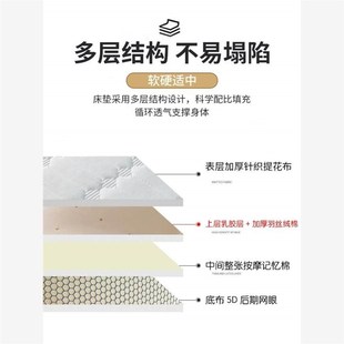 latex Memory foam bed mattress pad tatami sponge 1.5m1.8床垫
