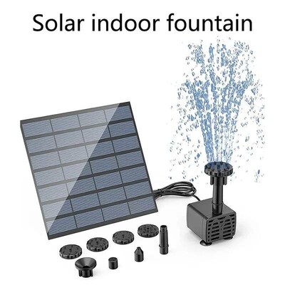 1PC Solar Fountain Pump Kit With Individual Solar Panels For