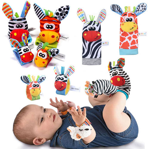Baby Toys 0 6 12 Months Cute Stuffed Animals Baby Rattle Soc