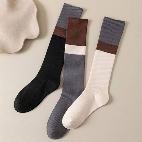 Fashion Women Stockings High Quality Mixed-Color Preppy Styl