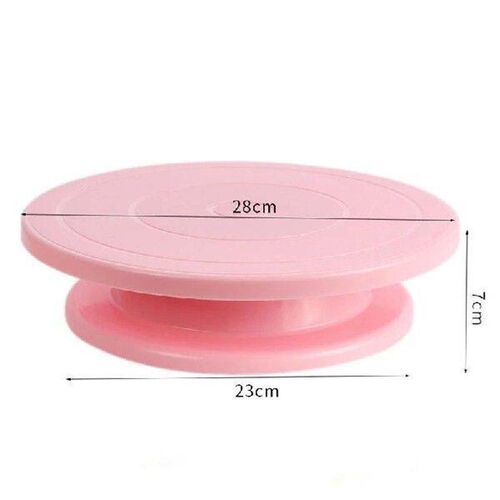 Plastic Cake Plate Turntable Rotating Anti-skid Round Cake
