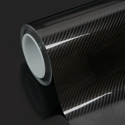 Carbon Fiber Car Body Vinyl Wrap Matte Accessories Glossy Bl
