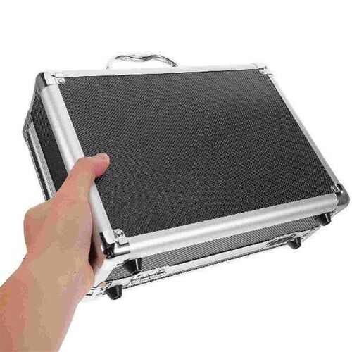 Portable Aluminum Alloy Toolbox Large Capacity Metal Case