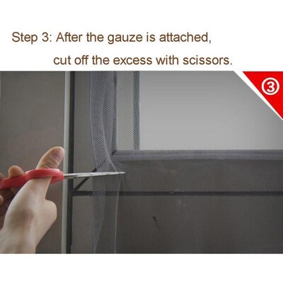 Chemical Polyester Fiber Window Mesh Door Curtain Snap Net M