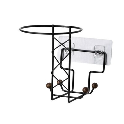 RecabLeght Motorcycle Helmet Rack Punch-Free Bathroom Shelf