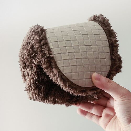 Warm Faux Fur Slippers Women Men Winter Shoes Indoor Home So