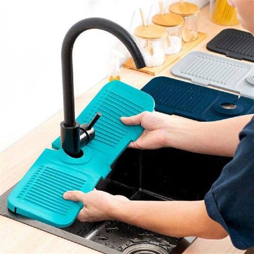 Easy-install Faucet Splash Protector Flexible Silicone Sink