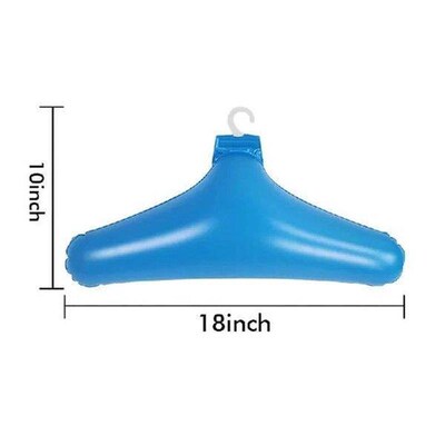 Inflatable Clothes Hanger Travel Foldable Creative Hanger