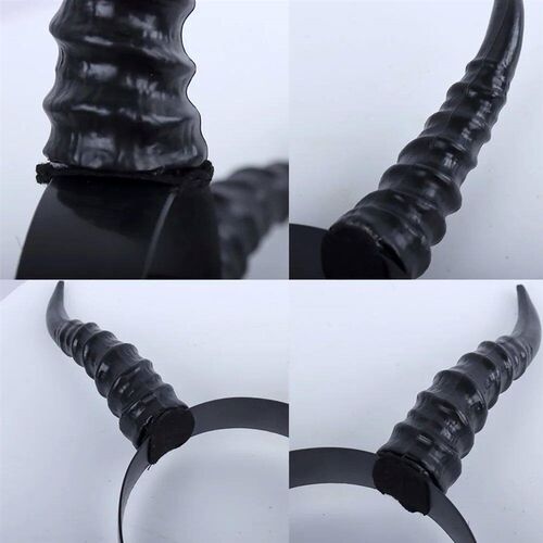 Devil Sheep Horn Headpiece Cosplay Girls Boys Gothic Animal