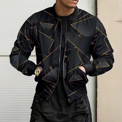 Mens 2025 FW Fleece Thickened Waterproof Windproof 3D Fashio