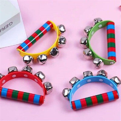 1PC Childrens Intellectual Props Handbell Hand Bells With