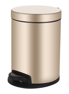 通用 3L5L8LL20L不锈钢脚踩垃圾桶 不锈钢果皮桶 翻盖垃圾桶