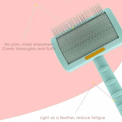 Long Pin Dog Slicker Brush Pet Brush for Long Haired Dogs Po