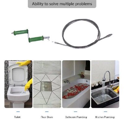 1/2/3/4/5/8/10 Meter Pipe Dredger Anti-Rust Pipe Unclogger