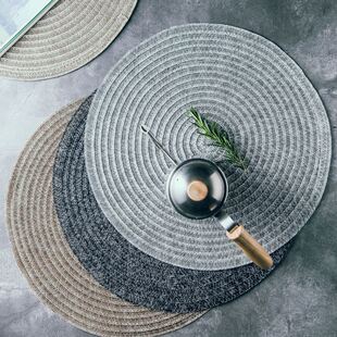 round woven coasters hand placemats 36CM 18CM