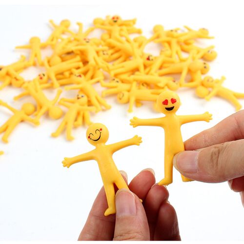 8-20pcs Funny Little Man Squishy Fidget Toys Antisress Adult