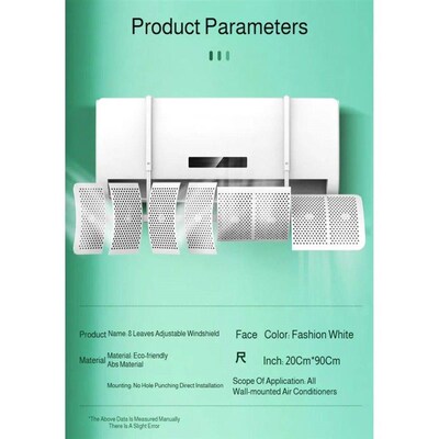 Wall-mounted Air Conditioner Air Guide Cover Baffle Universa