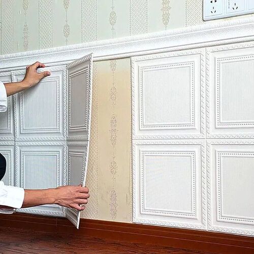 3D Self-Adhesive Wall Stickers Living Room Bedroom TV Backgr