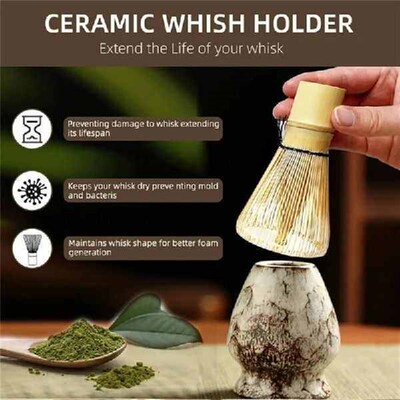 ABKO-Pink Japanese Matcha Tea Ceremony Set: 6 Items