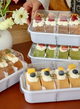 瑞士卷蛋糕卷包装盒子甜品抱抱卷烘焙饼干麻薯泡芙打包空盒