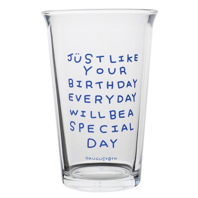 Bo Limei Simple Letter Glass Cold Extraction Glass Glass Nic