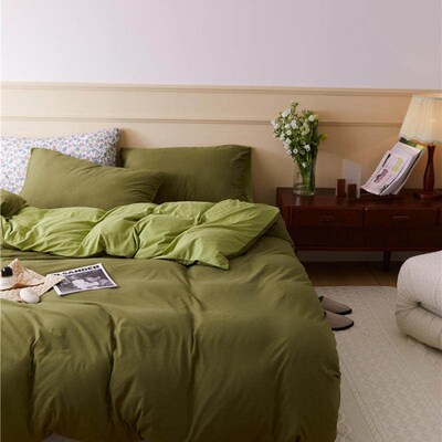 Tianzhu Cotton Four-piece Set 100 Cotton Knitted Cotton Quil