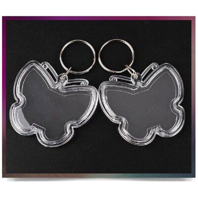 100Pcs Acryl Foto Sleutelhanger Custom Frames