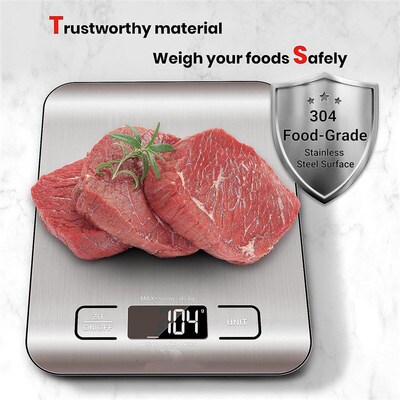 Food Kitchen Scale Digital Grams and Ounces for Weight Loss