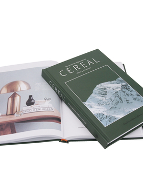 绿色系样板房装饰书 可翻页仿真书 样板间售楼处陈列摆场道具书