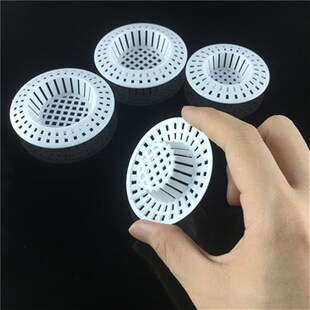 个装 洗手盆过滤网隔塑料隔渣网防堵塞头发阻隔地漏水池滤渣网漏