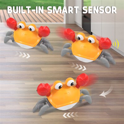 Kids Induction Escape Crab Octopus Crawling Toy Baby Electro