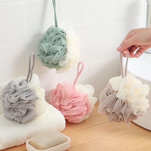 Soft Shower Mesh Foaming Sponge Bath Bubble Ball Body Skin S