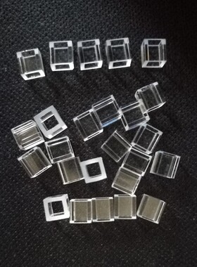 订制耐高温一体外边长毫米JGS2方形石英玻璃管石英毛细管方形管