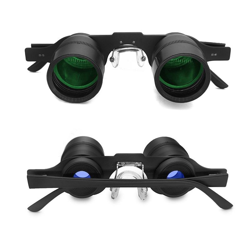 钓鱼望远镜看漂专用高清夜视垂钓拉近放大看话剧演唱会眼镜头戴式