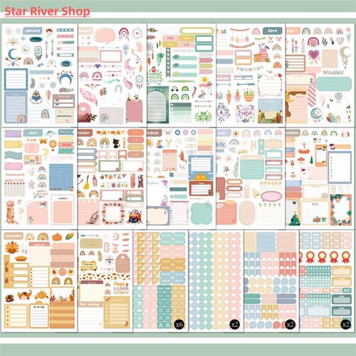 Planner Stickers 24 Sheets 1700 For Diary Stickers Notebook