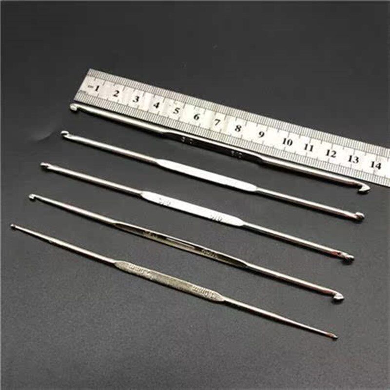 双头钩针DIY手工编织工具毛线衫小勾针家用金属毛衣针钩鞋针套装