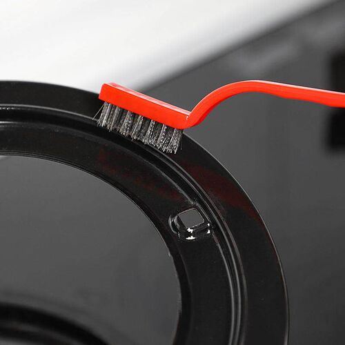 Set of 3 Japanese-style gas stove cleaning brushes - Kitchen