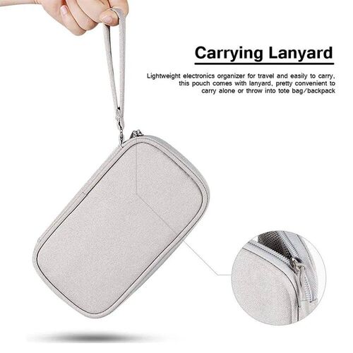 1pc Electronic Acceorie Organizer Pouch Bag, Travel Univeral
