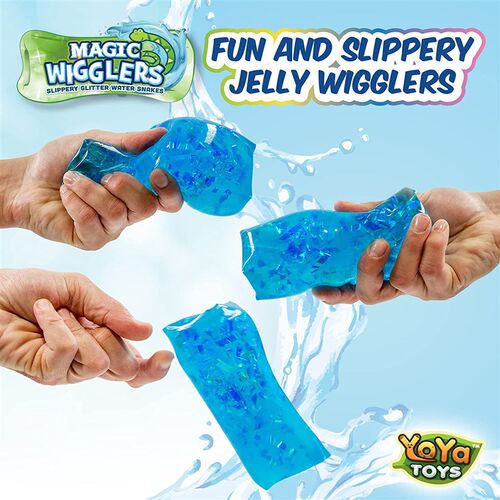 3pcs Magic Wigglers Water Snake Fidget Toys kids抓不住的水袋