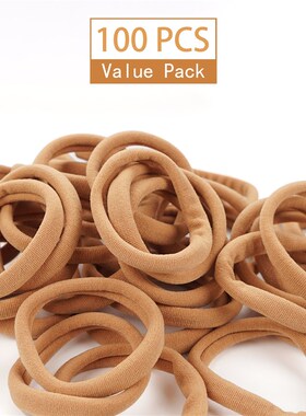 50PCS Soft Hair Ties, tail Scrunchies Head Bands for Women G