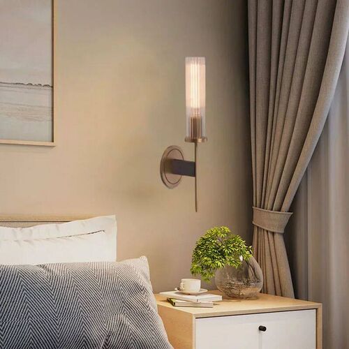 Retro Brass Wall Light E14 Bulb For Living Room Bedroom Dini