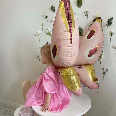 Packaged butterfly wing balloons Childrens toys float empty