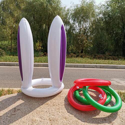 Easter Inflatable Bunny Rabbit Ears Game Easter Toss Party G