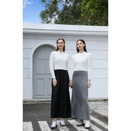 AP SS25 Women Lightweight Denim Wrap Blouse & Slip Dress