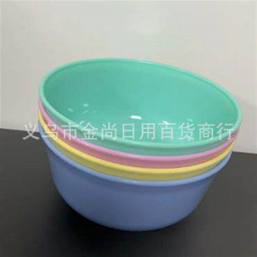 New Multi-Pattern Colorful Round Plastic Bowls for Children