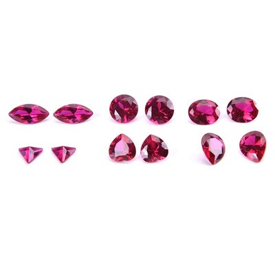 Natural Cutting Sri-Lanka Ruby Rectangle VVS Gem Corundum Sp