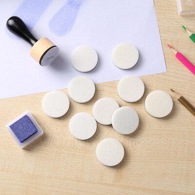 Flat / Domed Foam Refills Replacement Applicators Mini Ink B