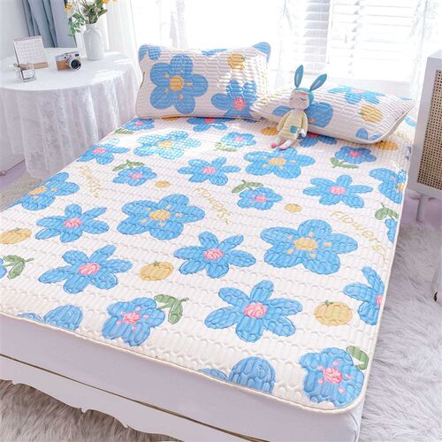 Thailand Solid Color Latex Mat Three-Piece Set Thickened Air