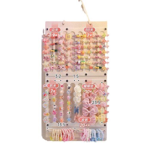 Girl hair clip storage rack hair clipK hair accessory rack