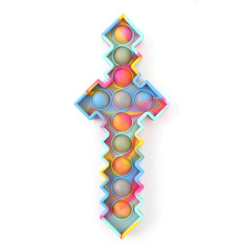 New Sword Pop Fidget Toys It Push Bubble Puzzle Simple Dimpl